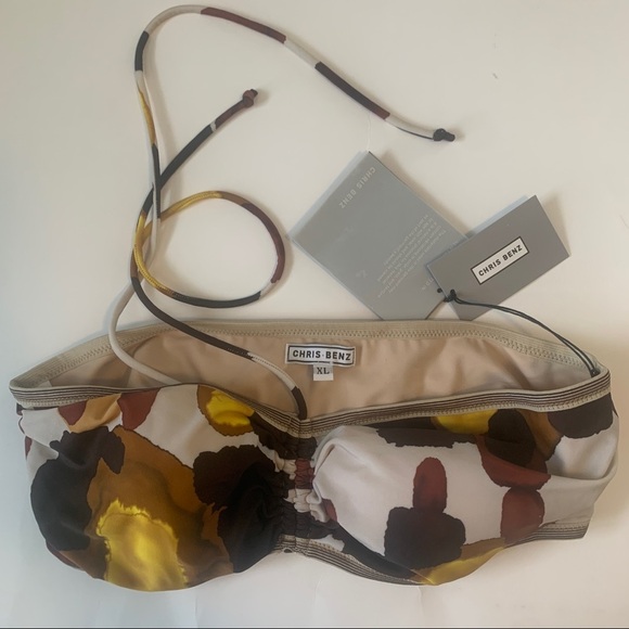 Chris Benz Halter Bikini Two Pieces Swimsuit Size XL - Picture 6 of 15